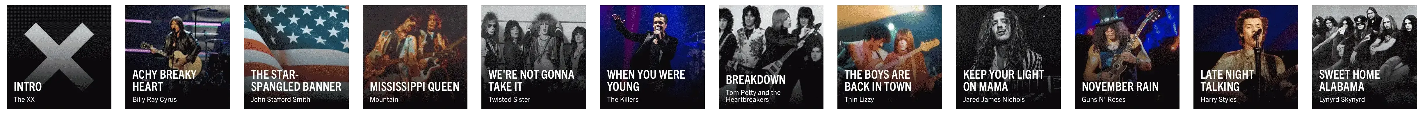 Songs Row 2